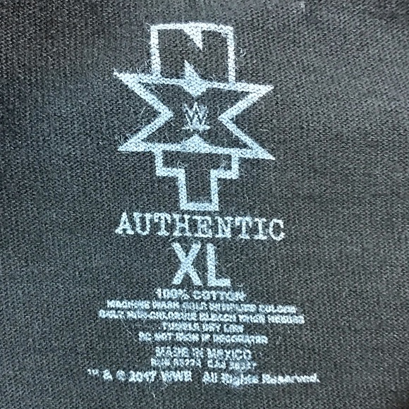 WWE NXT Authentic Aleister Black Pro Wrestling Fade To Black Men’s Wicked Shirt - Picture 4 of 7